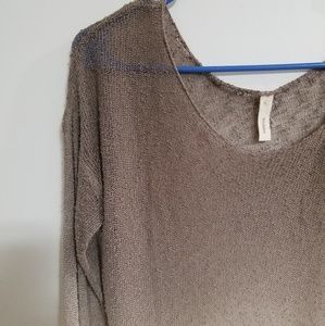 Wishlist Ombre Asymmetrical Tunic Sweater